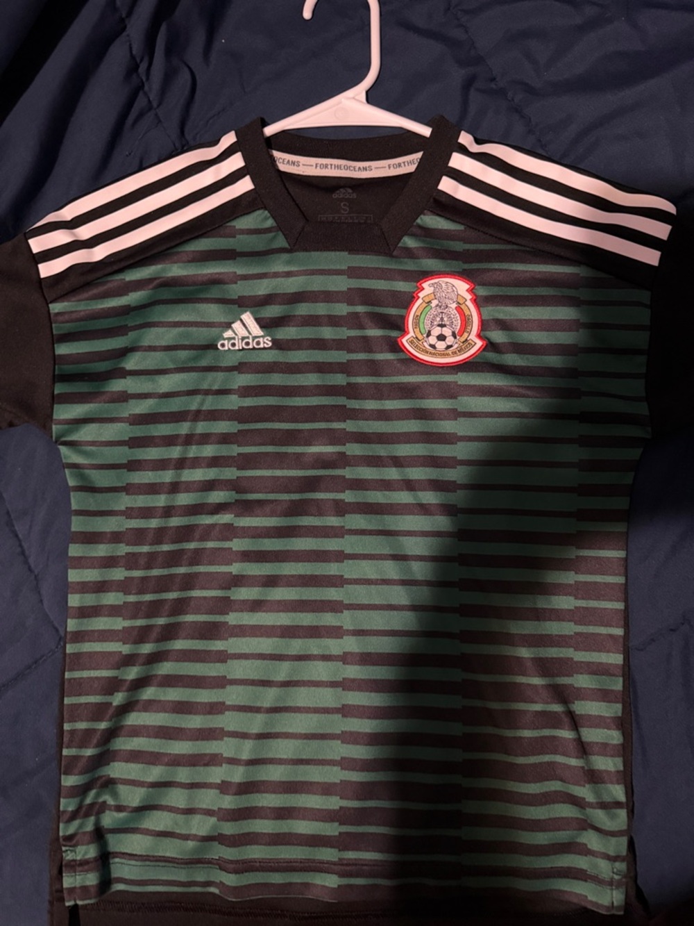 adidas Kids Mexico National Team Green & Black Jersey